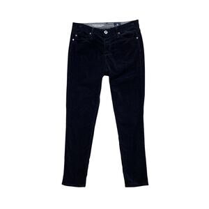 Adriano Goldschmied Jeans Womens 25P Petite Navy The Stevie Ankle Slim Straight